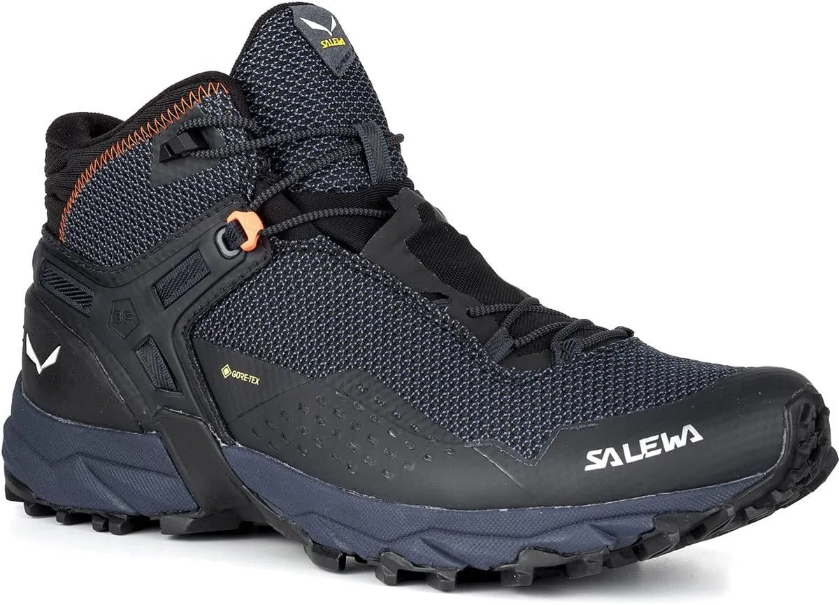 Мужские беговые кроссовки для беговых лыж Salewa Ms Ultra Flex 2 Mid Gore-Tex, черный/красный/оранжевый