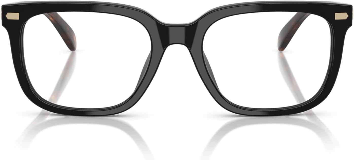 

COACH мужские Hc6266u универсальные квадратные оправы для очков, Black/Demo Lens