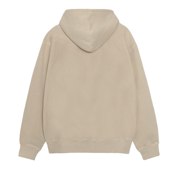 Худи Stussy Pigment Dyed Buana Zip Hoodie Khaki, желто-коричневый — фото 2