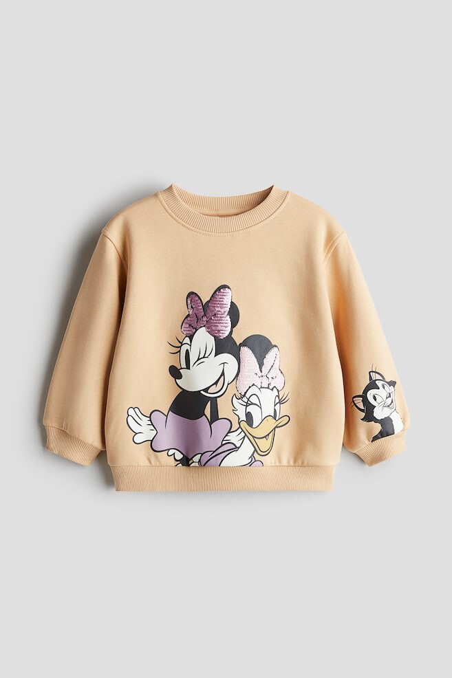 

Толстовка с мотивом H&M, бежевый