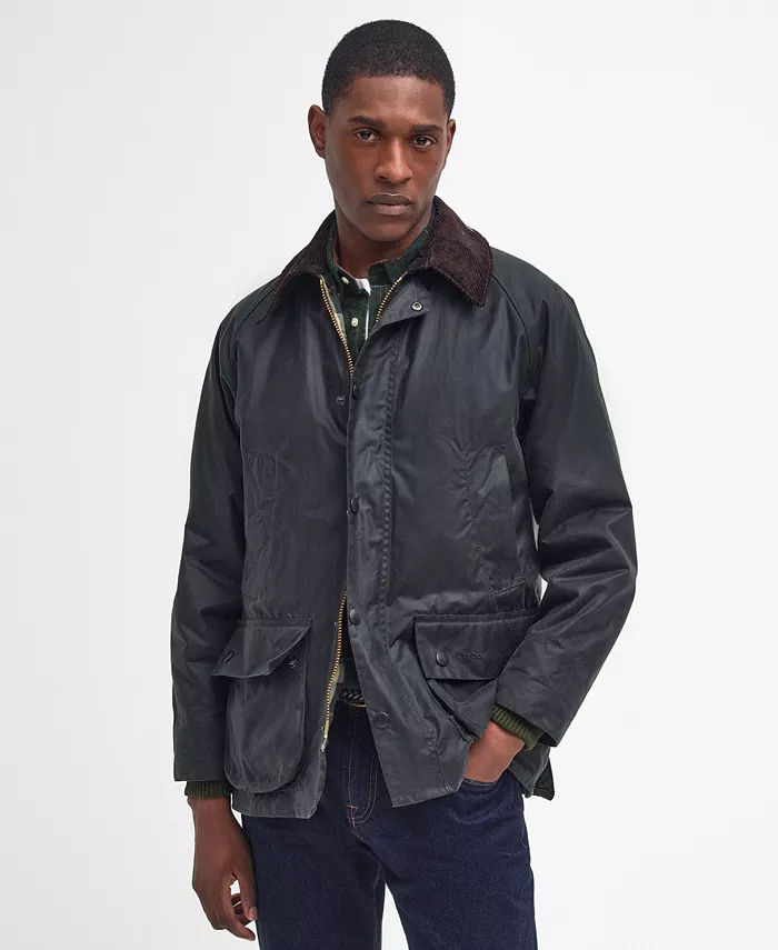 

Мужская куртка Bedale из вощеного хлопка Barbour, зеленый