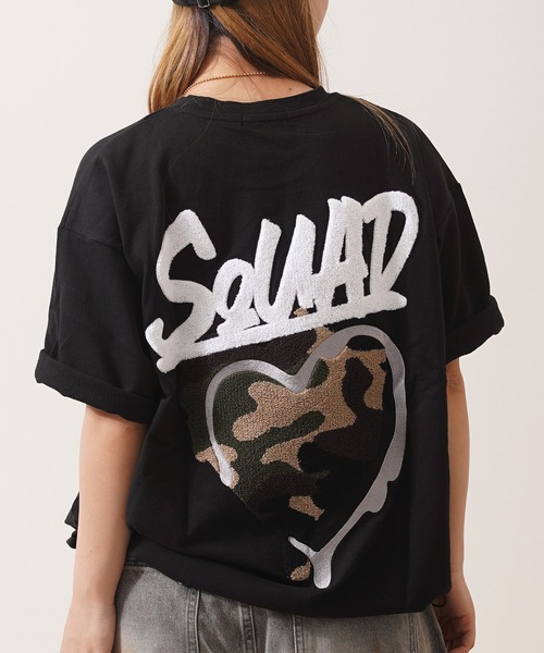 

Футболка с вышивкой 1111clothing, черный