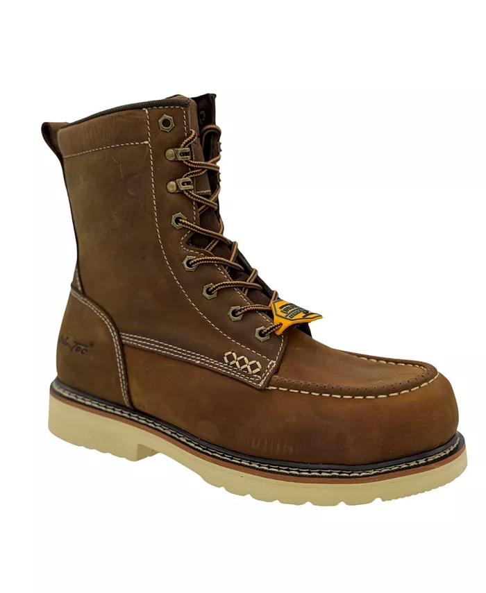 

Мужские ботинки Apex 8" SR Moc-Toe AdTec, коричневый