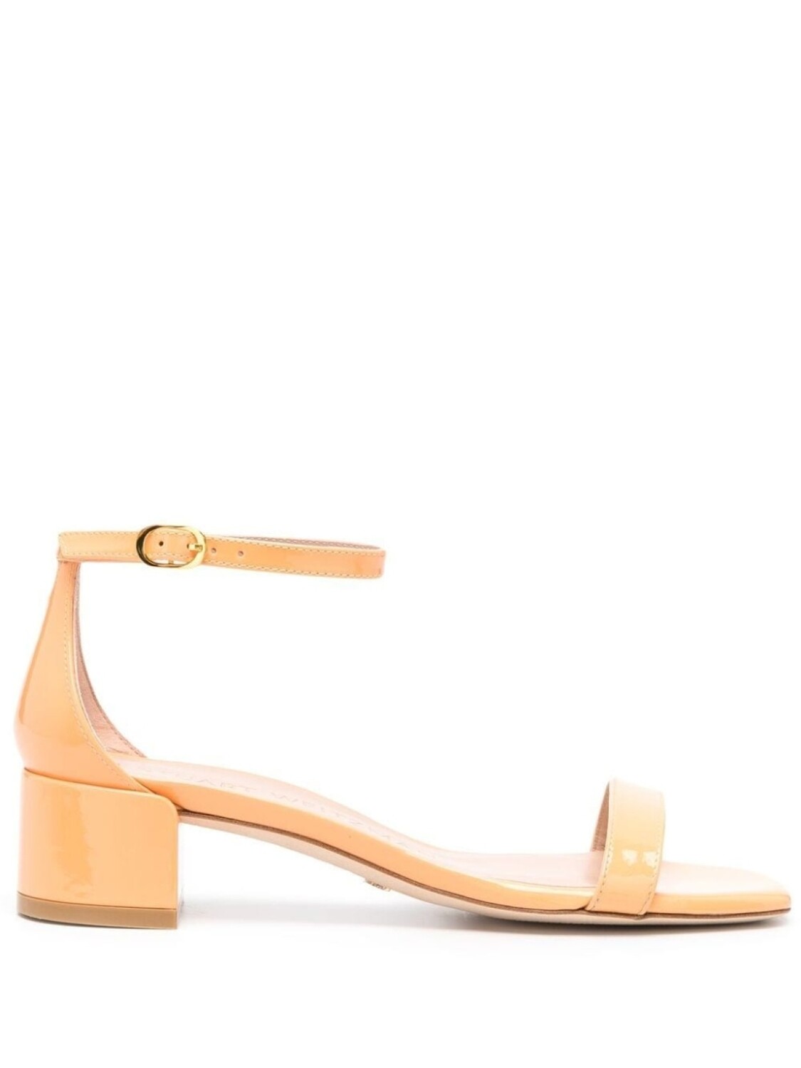 Лакированные босоножки Nudist Curve Stuart Weitzman, оранжевый
