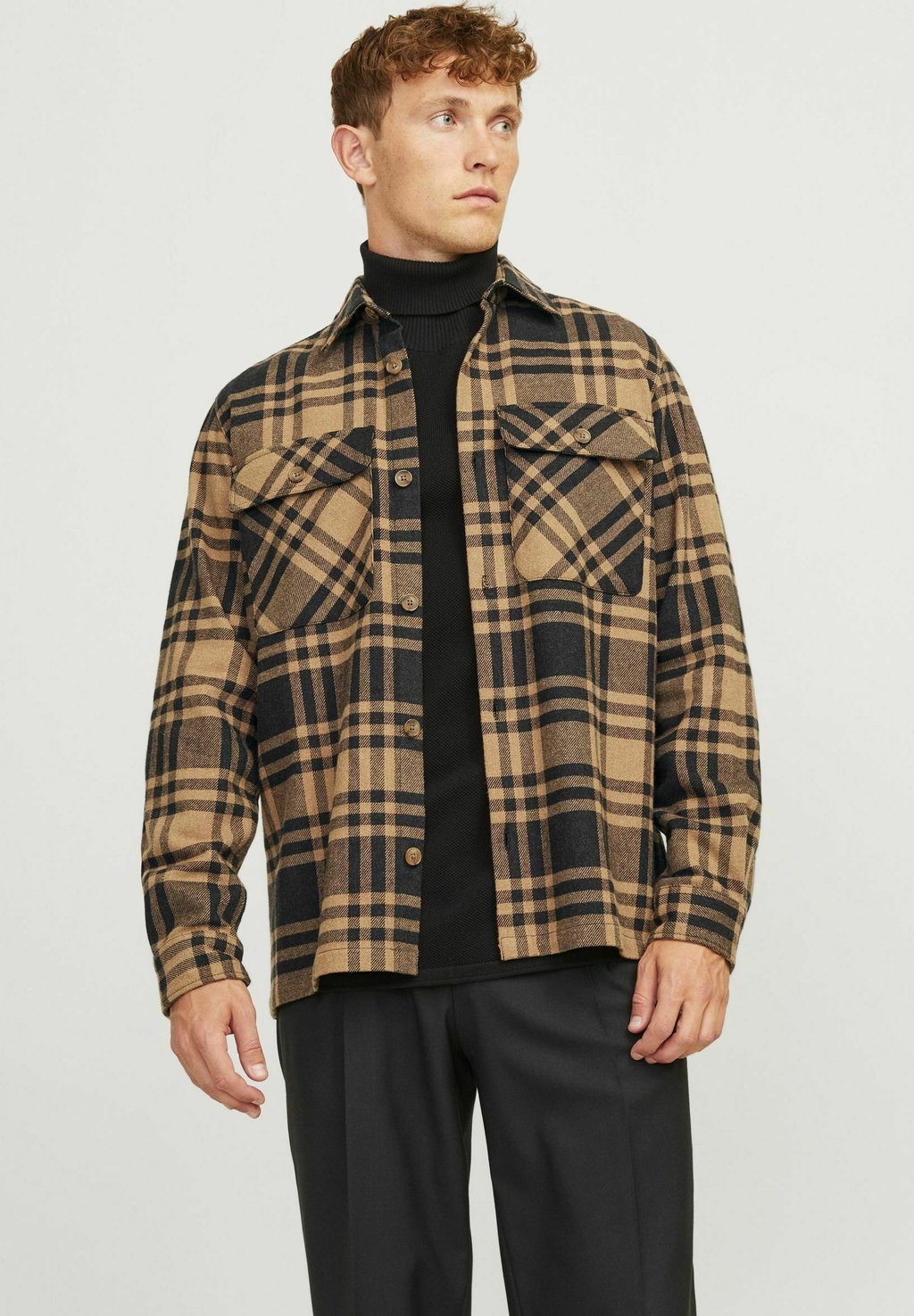 

Летняя куртка SOBRECAMISA Jack & Jones, светло-коричневый