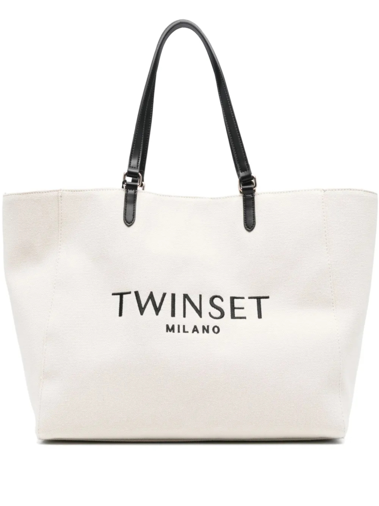 

TWINSET сумка на плечо с вышитым логотипом, нейтральный