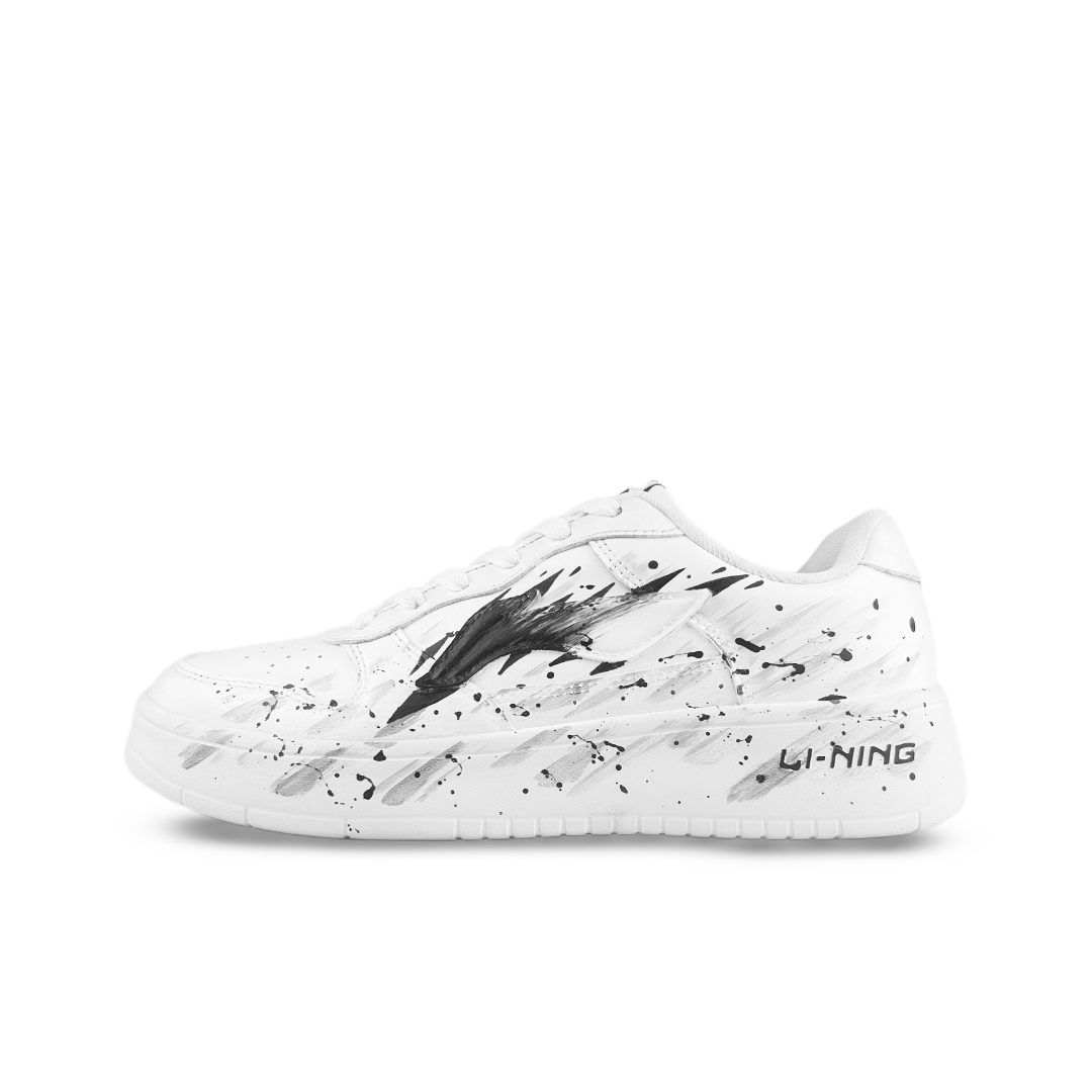 

Понтонные лодки устойчивые к истиранию дышащие низкие скейтерские кроссовки men's LINING, белый