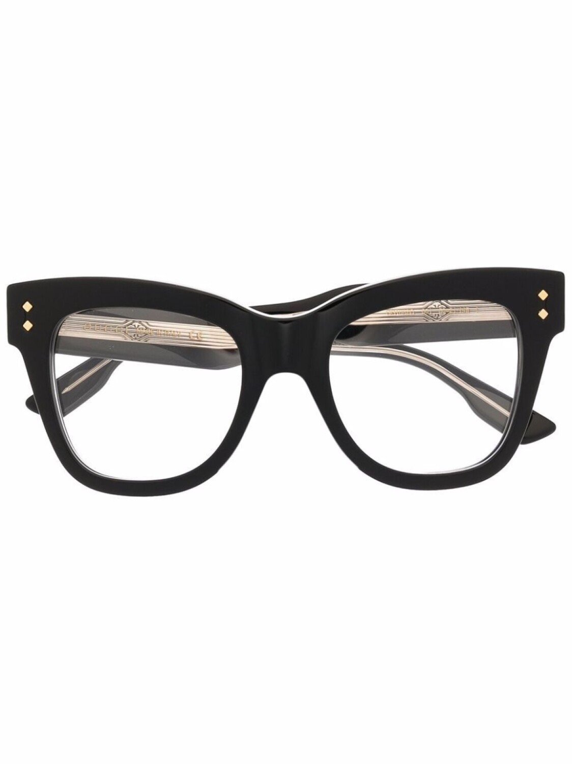 

Gucci Eyewear очки в квадратной оправе, черный