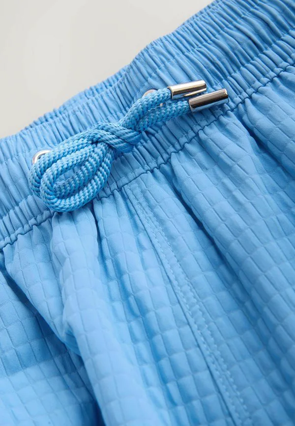 Плавки стандартного кроя с вафельной текстурой Next, Light Blue — фото 2
