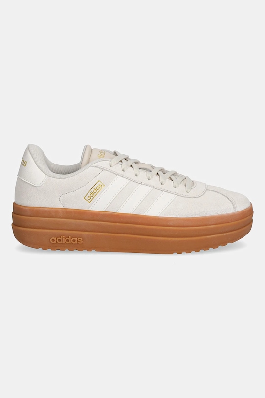Кроссовки VL Court Bold Adidas, бежевый — фото 2