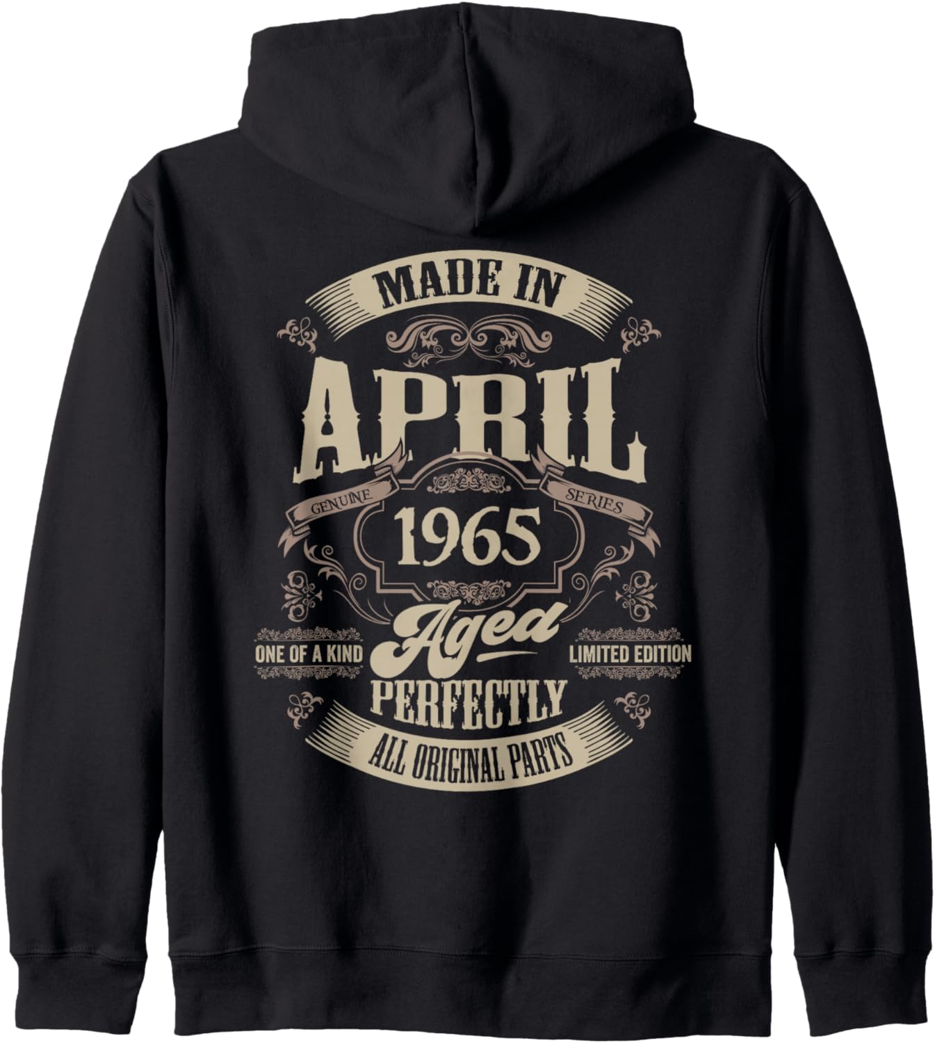 

Винтажная толстовка на молнии в честь 60-летия, дата рождения: апрель 1965 года, 60 лет, подарок, черная, размер S Ingenius Vintage Birthday Shirts & Gifts, Черный, Винтажная толстовка на молнии в честь 60-летия, дата рождения: апрель 1965 года, 60 лет, п