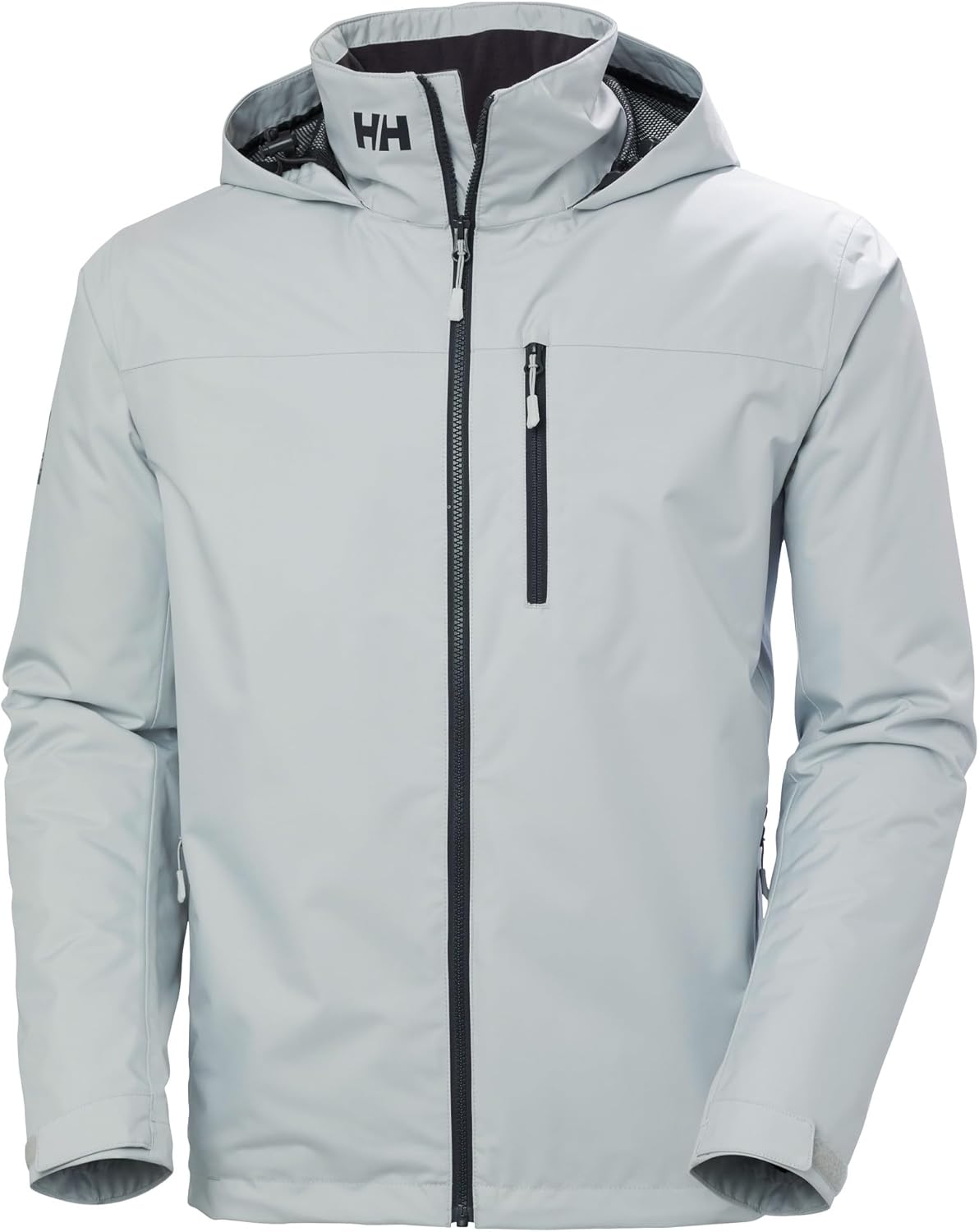 

Helly-Hansen Crew Hooded Midlayer 2.0 водонепроницаемая куртка для мужчин с утепленной ветрозащитной парусной тканью и складным капюшоном Helly Hansen, 853 Grey Fog