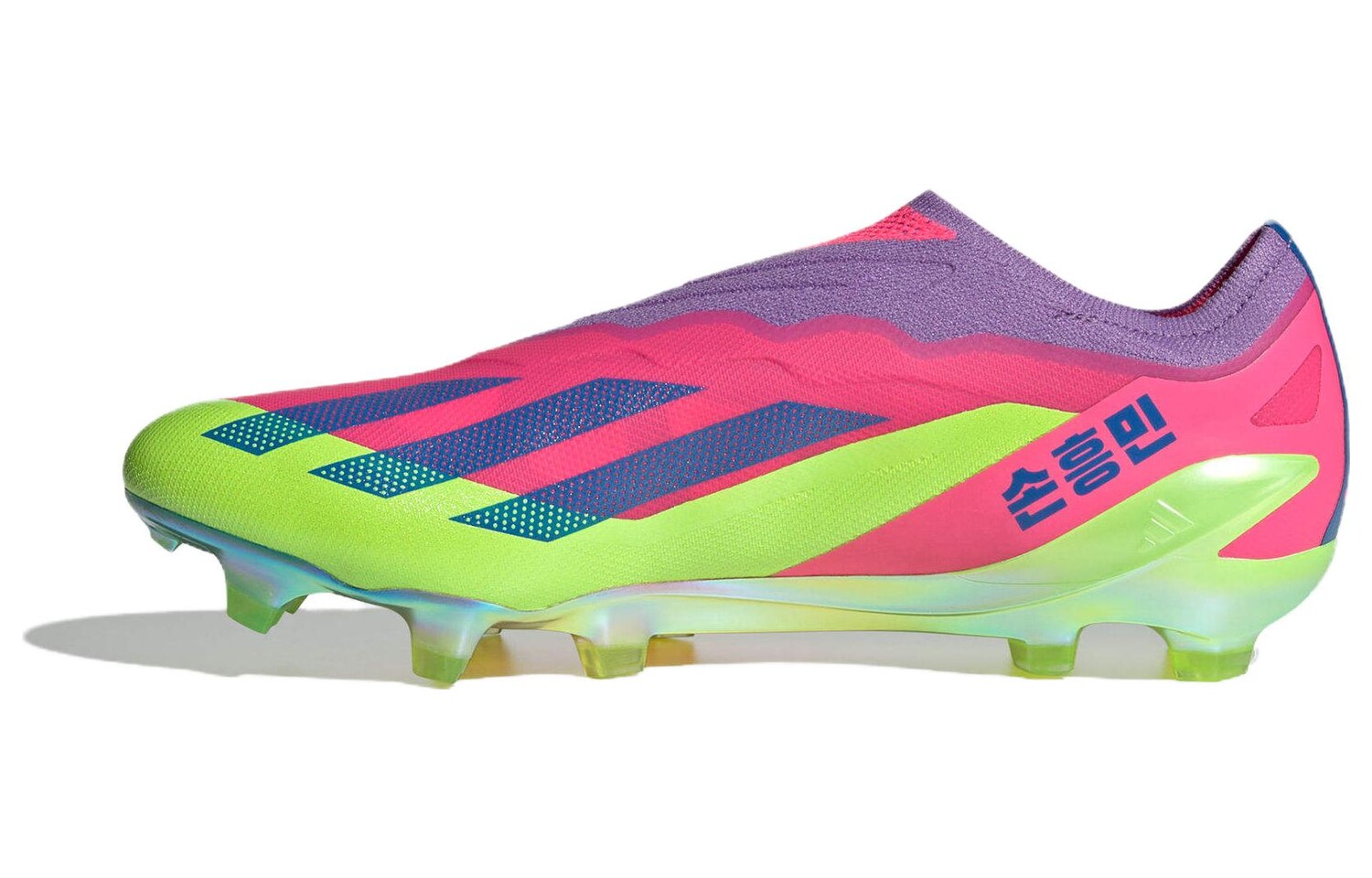 

Мужские футбольные кроссовки adidas X Crazyfast.1, розово-зеленый