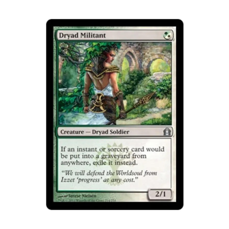

CCG Дриада-воинствующая (U), MTG - Return to Ravnica