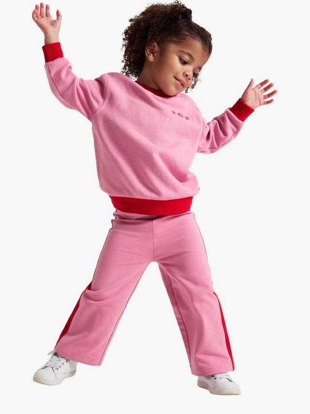 

Детский хлопковый свитшот с цветными блоками Polarn O. Pyret