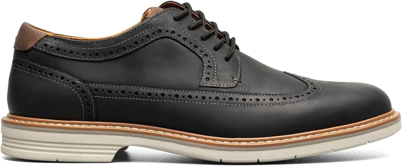 Мужские туфли Florsheim Norwalk Wingtip Oxford Oxford, черный — фото 2