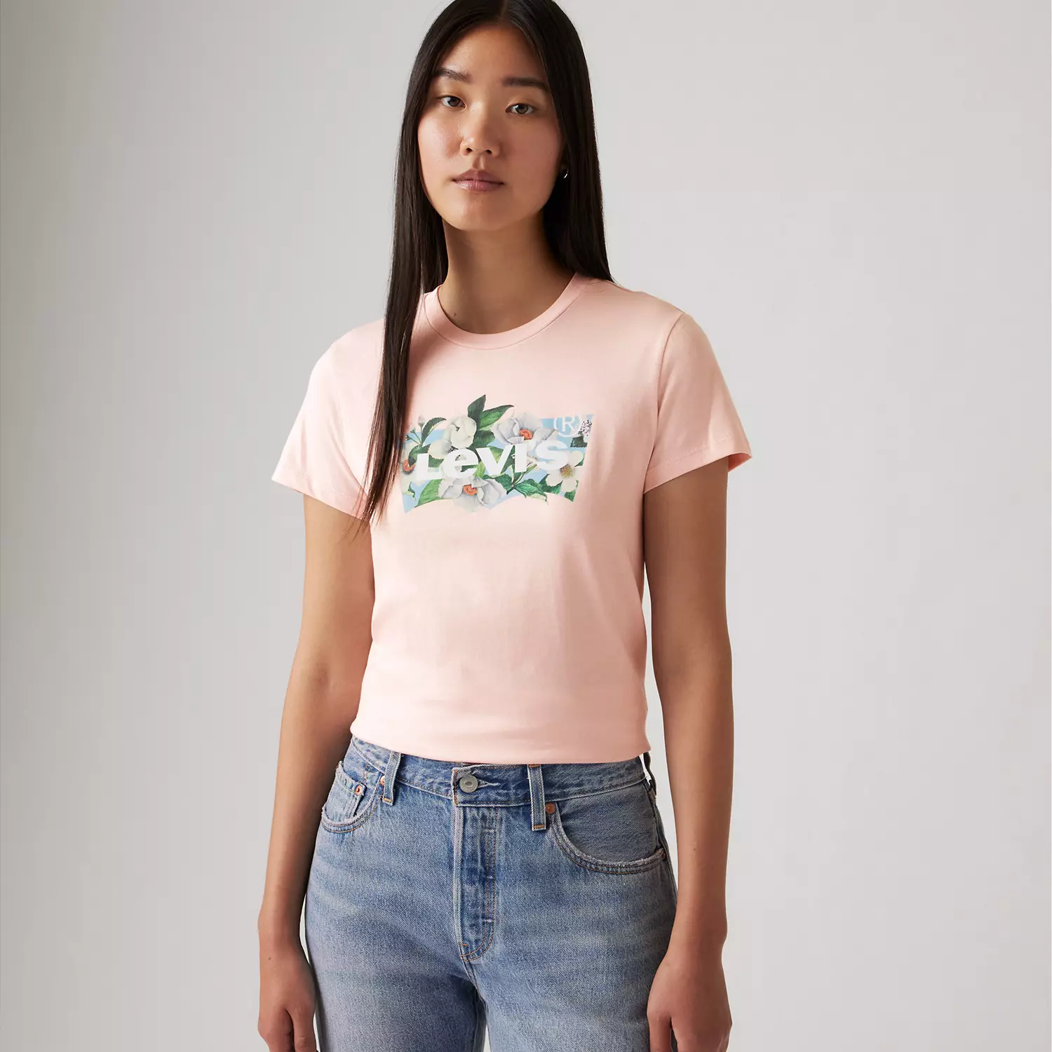 

Графическая футболка Perfect Levi's, цвет Carnation - Pink