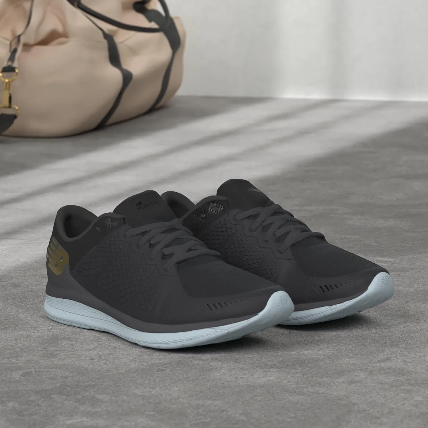 Мужские беговые кроссовки New Balance FLCLV1, Black — фото 2