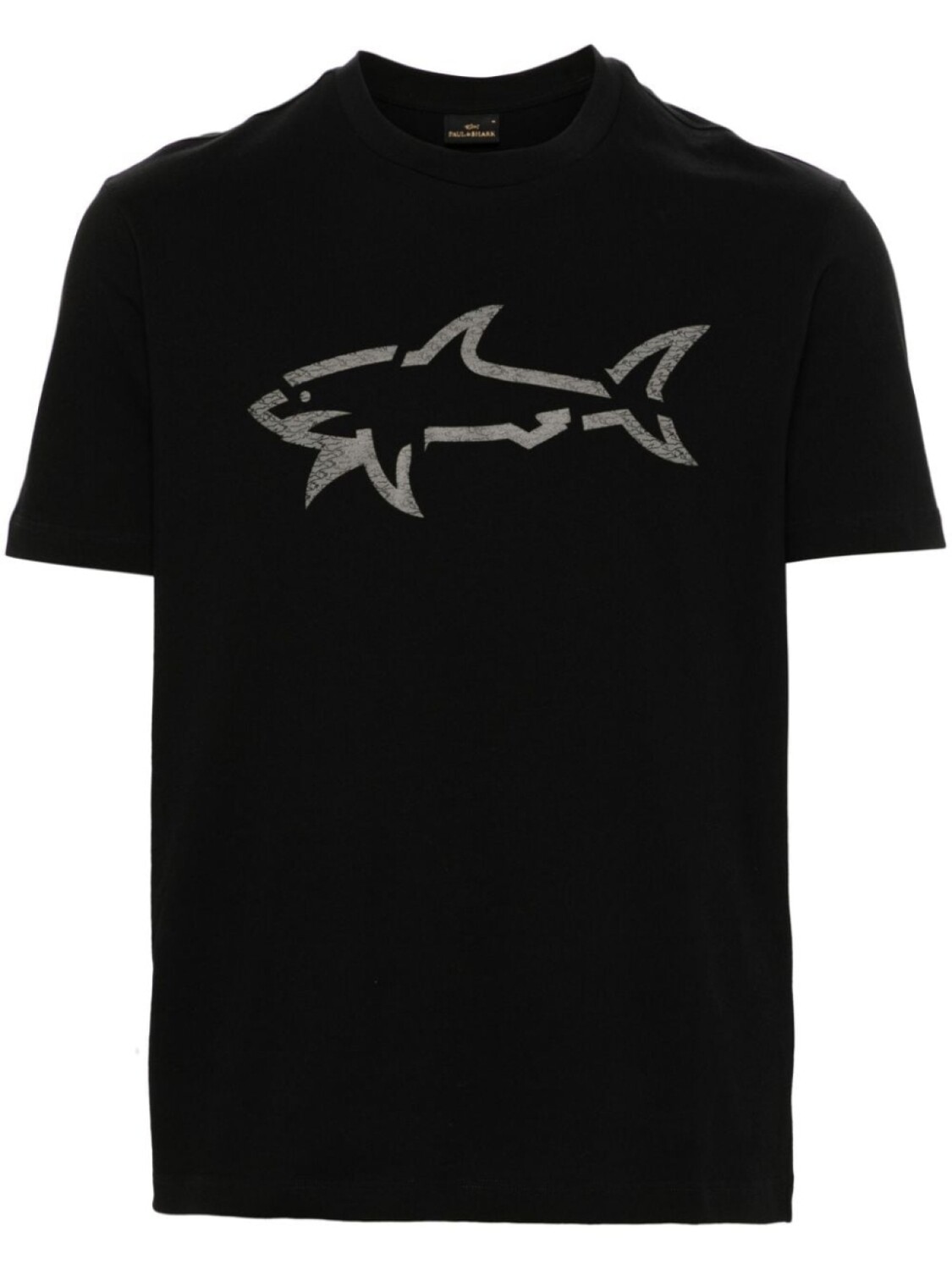

Paul & Shark футболка из хлопка с принтом акулы, черный