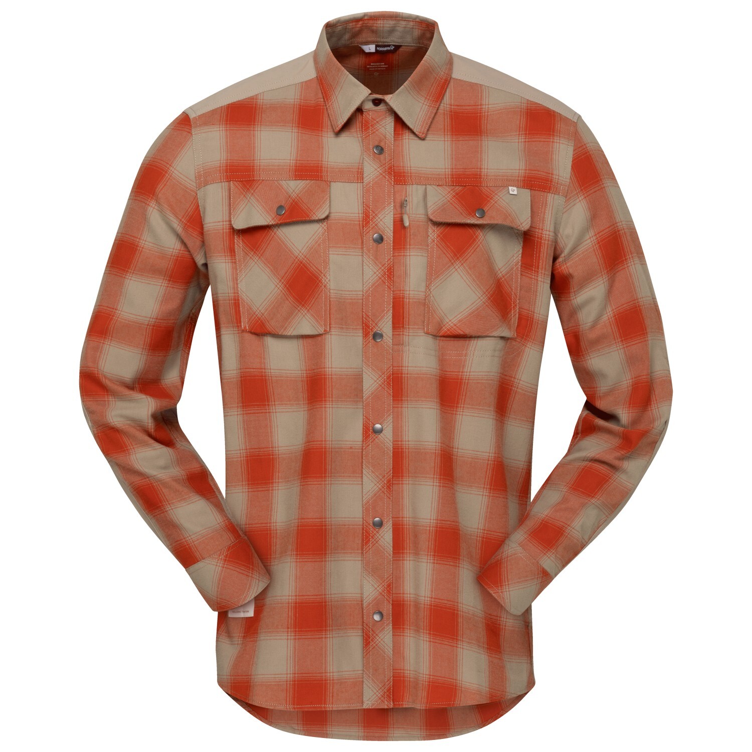 

Рубашка Norrøna Femund Flannel Shirt, цвет Pureed Pumpkin