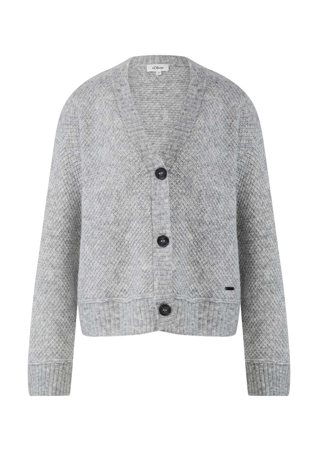 

s.Oliver Вязаный кардиган в цвете графит