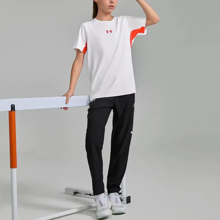 Under Armour Подростковые вязаные спортивные штаны Running Collection SS25 Black — фото 4