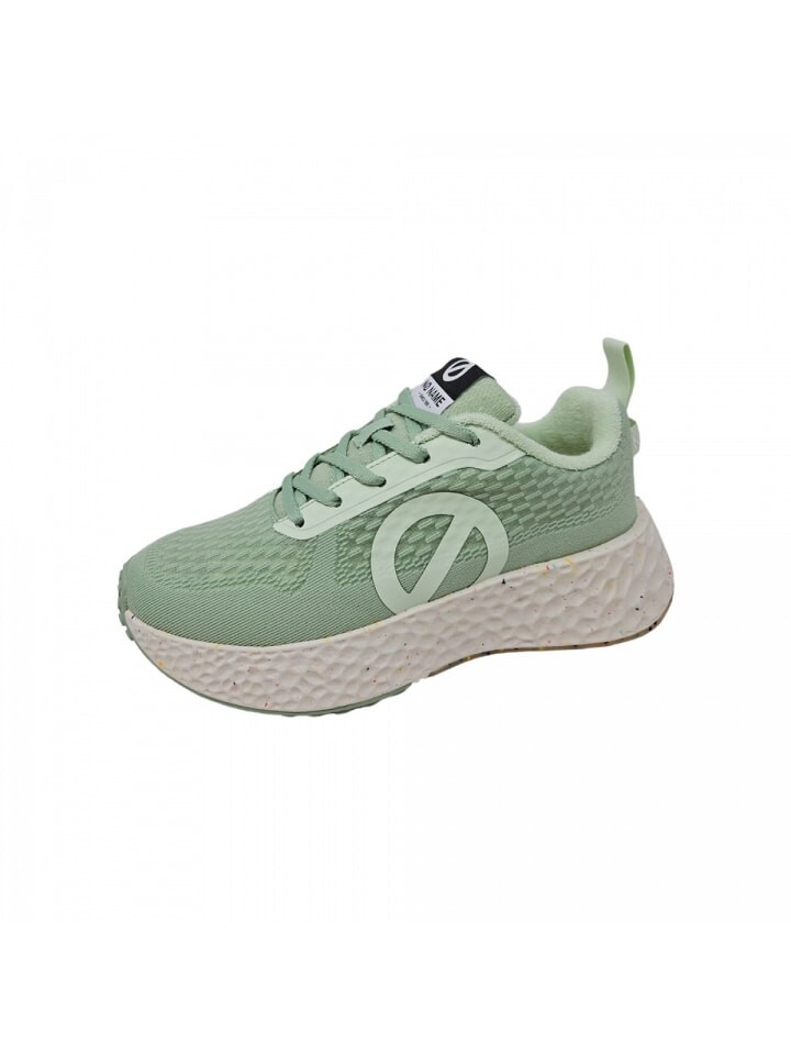 Кроссовки на шнуровке No Name Sneaker Carter Fly W, зеленый