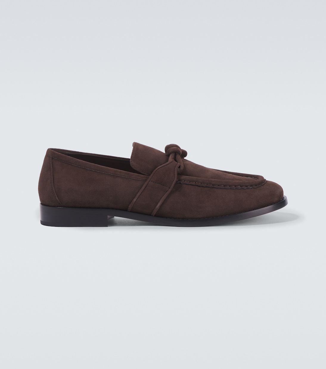 

Лоферы из замши Astaire Knot Bottega Veneta, Fondant
