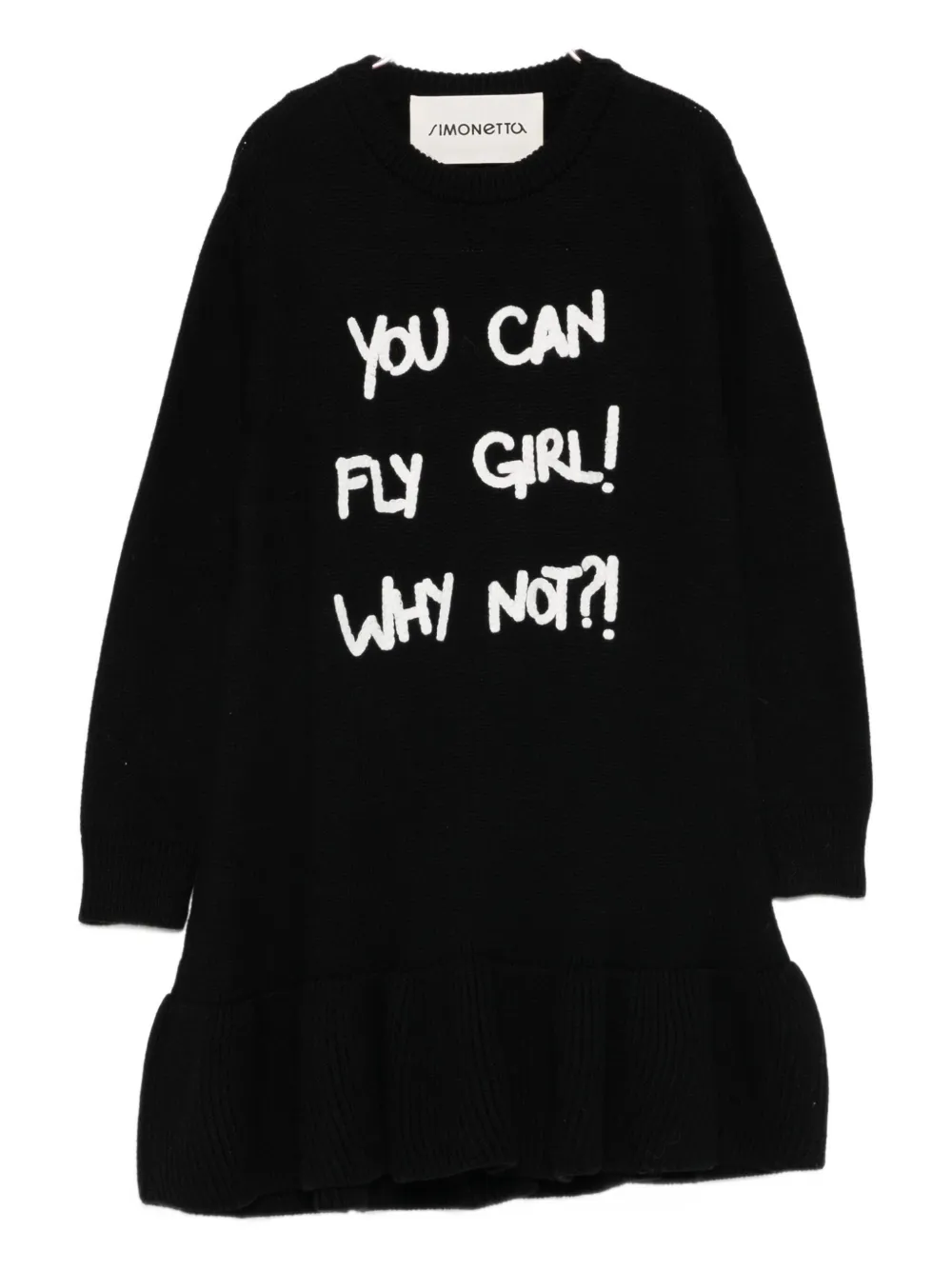 

Платье с оборками Simonetta, черный