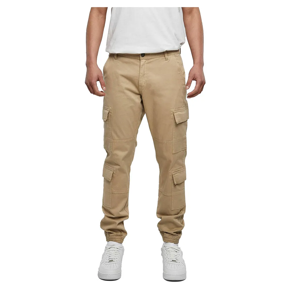 

Брюки карго Urban Classics Double Twill Jogging, бежевый