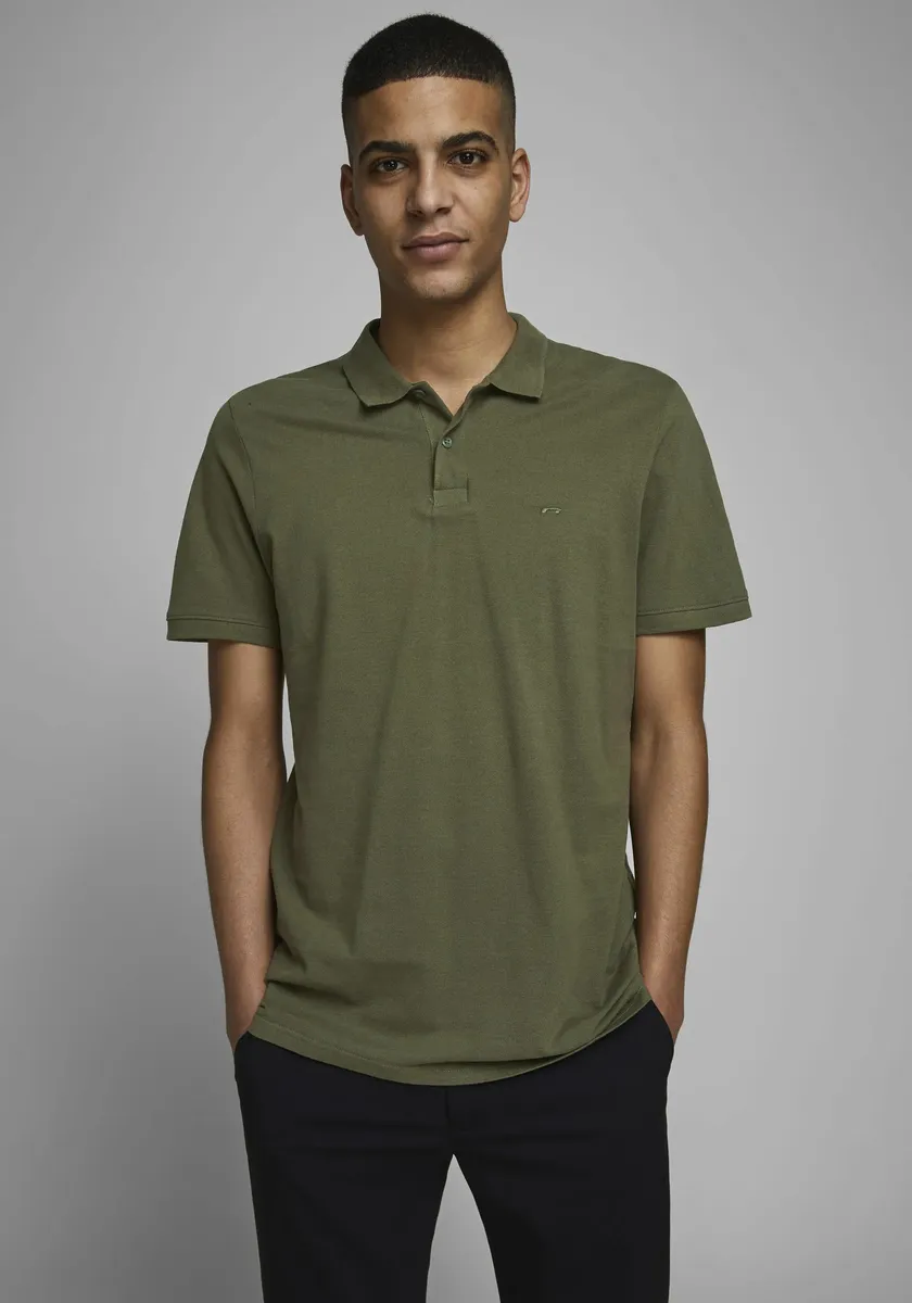 

Рубашка-поло Jack & Jones "BASIC POLO", оливковый