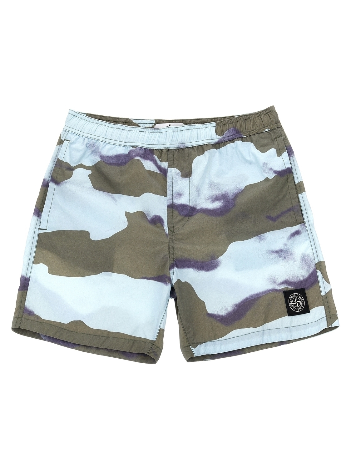 

Плавательные шорты с нашивкой-логотипом Stone Island Junior, мультиколор
