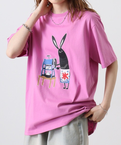 

FUNALIVE Футболка с вышивкой, SHABBY, розовый