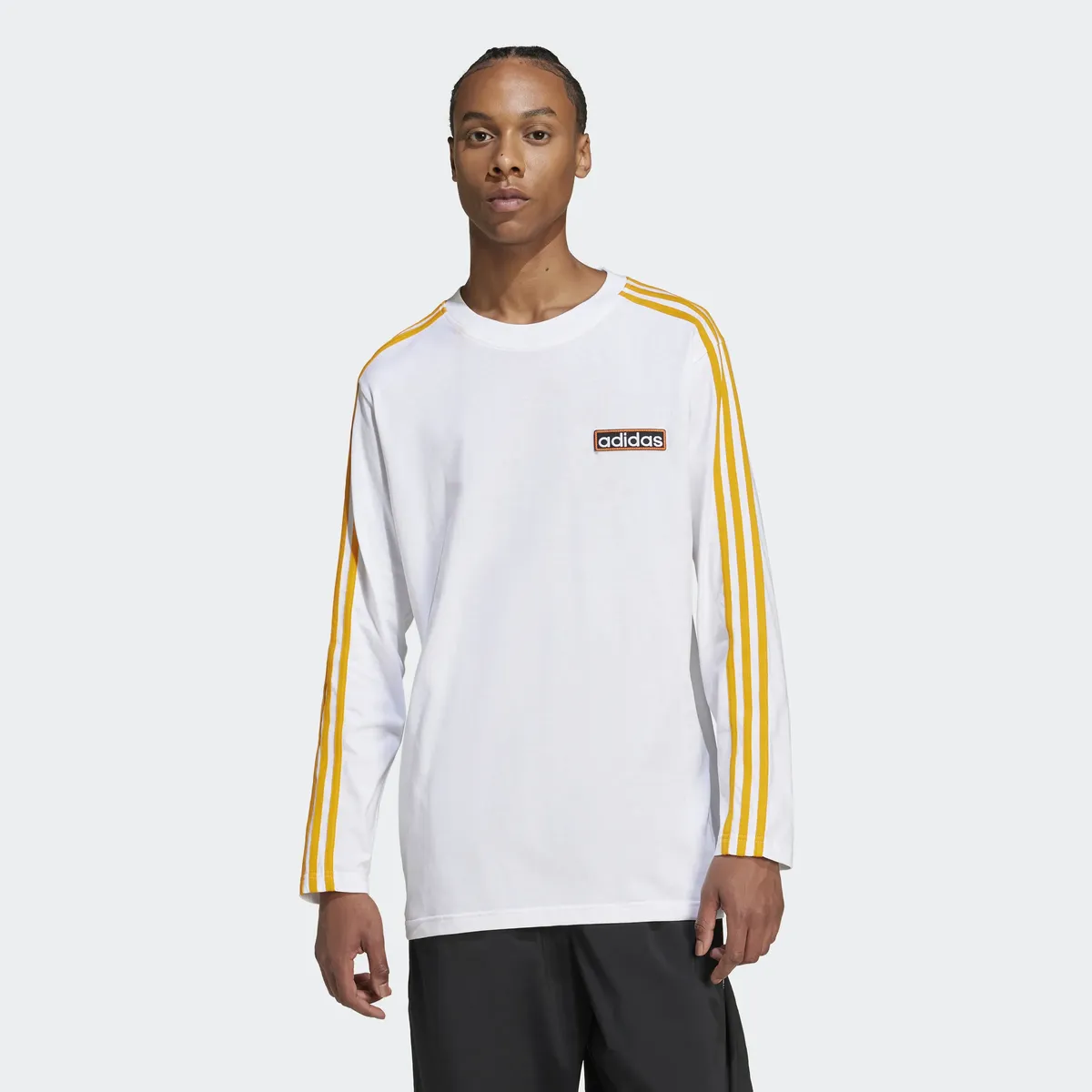 

Рубашка с длинными рукавами Adidas Originals "ADIBREAK LS TEE", белый