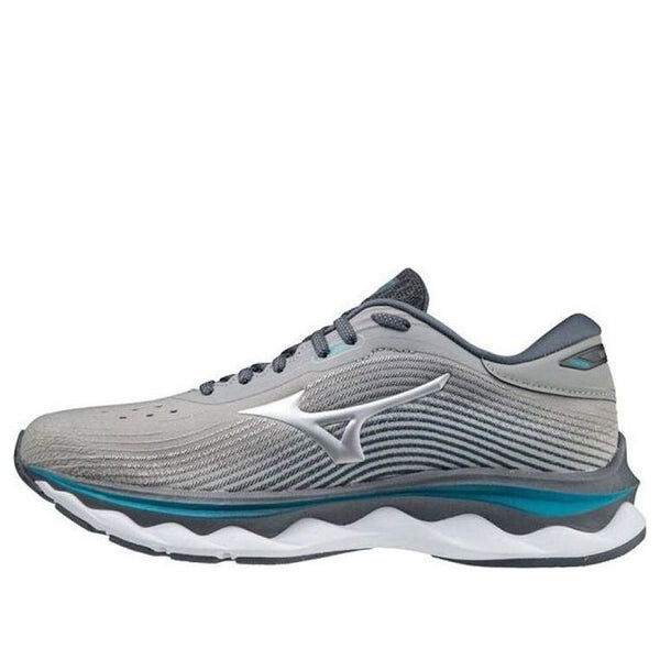 

Кроссовки wave sky 5 'gray blue' Mizuno, серый