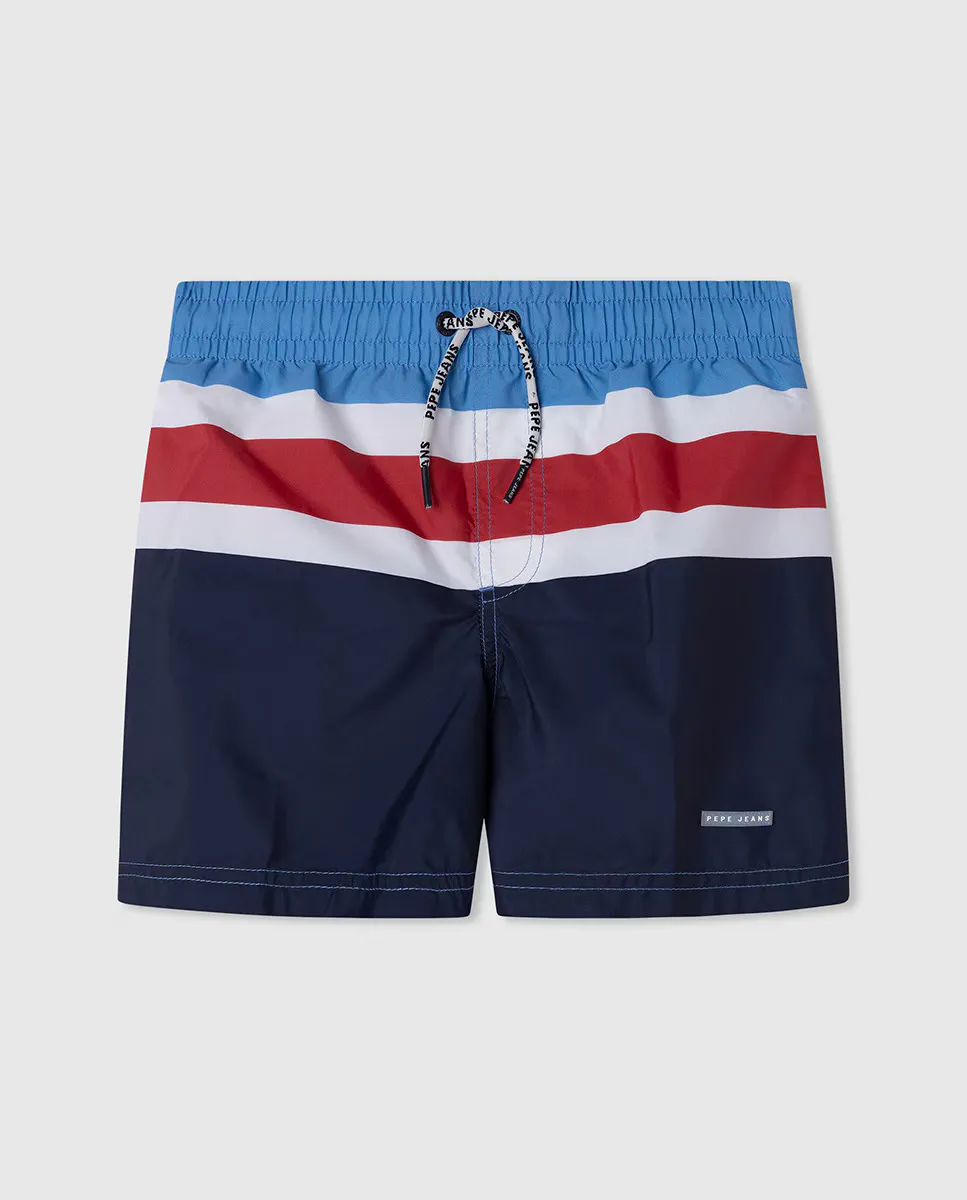 

Купальник для мальчиков Колор блок Pepe Jeans, синий