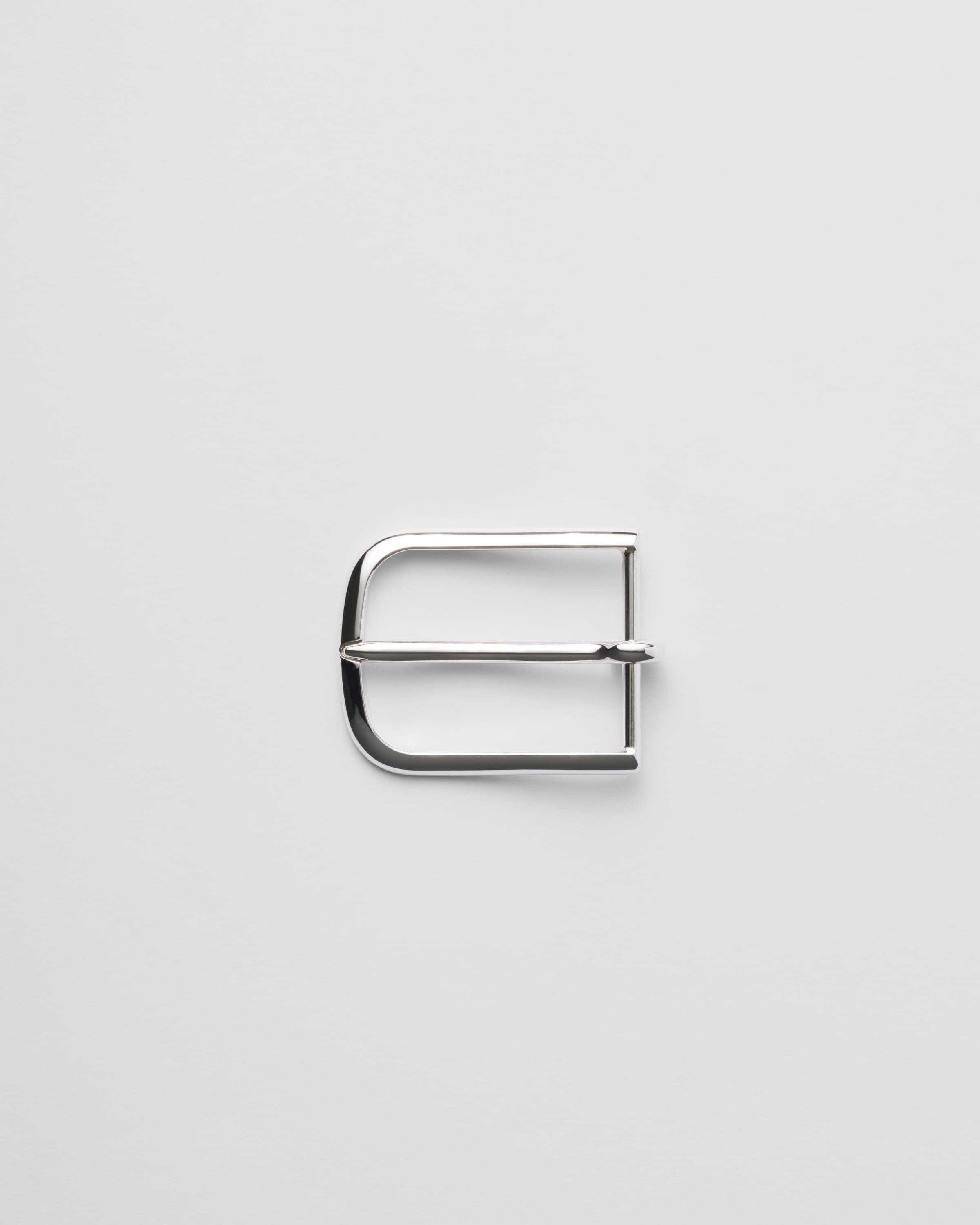 

Метальная пряжка для ремня Prada, серебряный