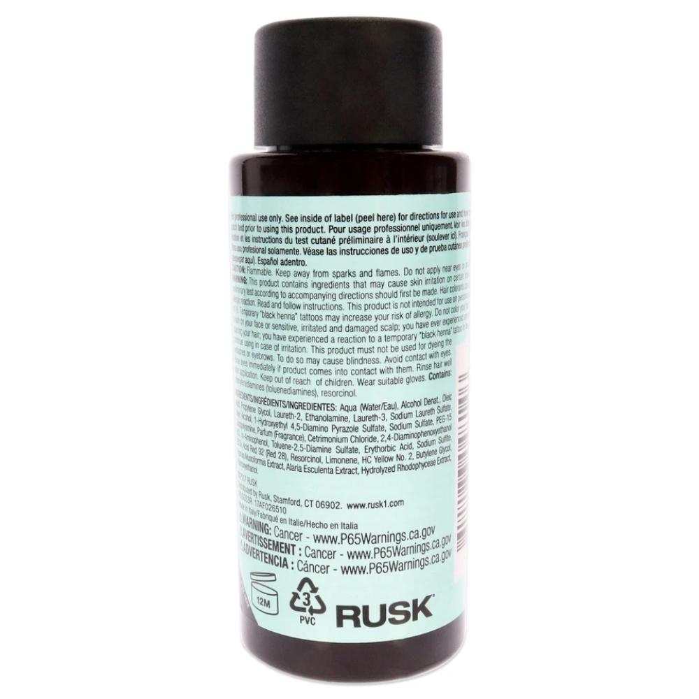 Полуперманентная краска для волос Deepshine Gloss Demi-Permanent Color - 3R темно-красно-коричневый от Rusk, подходит для мужчин и женщин - 2 унции (57 г) — фото 2