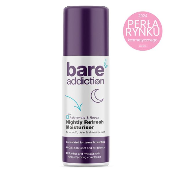 Крем для лица Bare addiction — Увлажняющий ночной с ниацинамидом, для жирной и проблемной кожи, 50 мл — фото 2