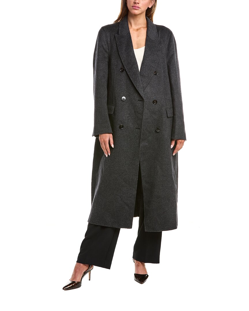

Reiss Nrd Arla шерстяное пальто со скрытыми швами, серый