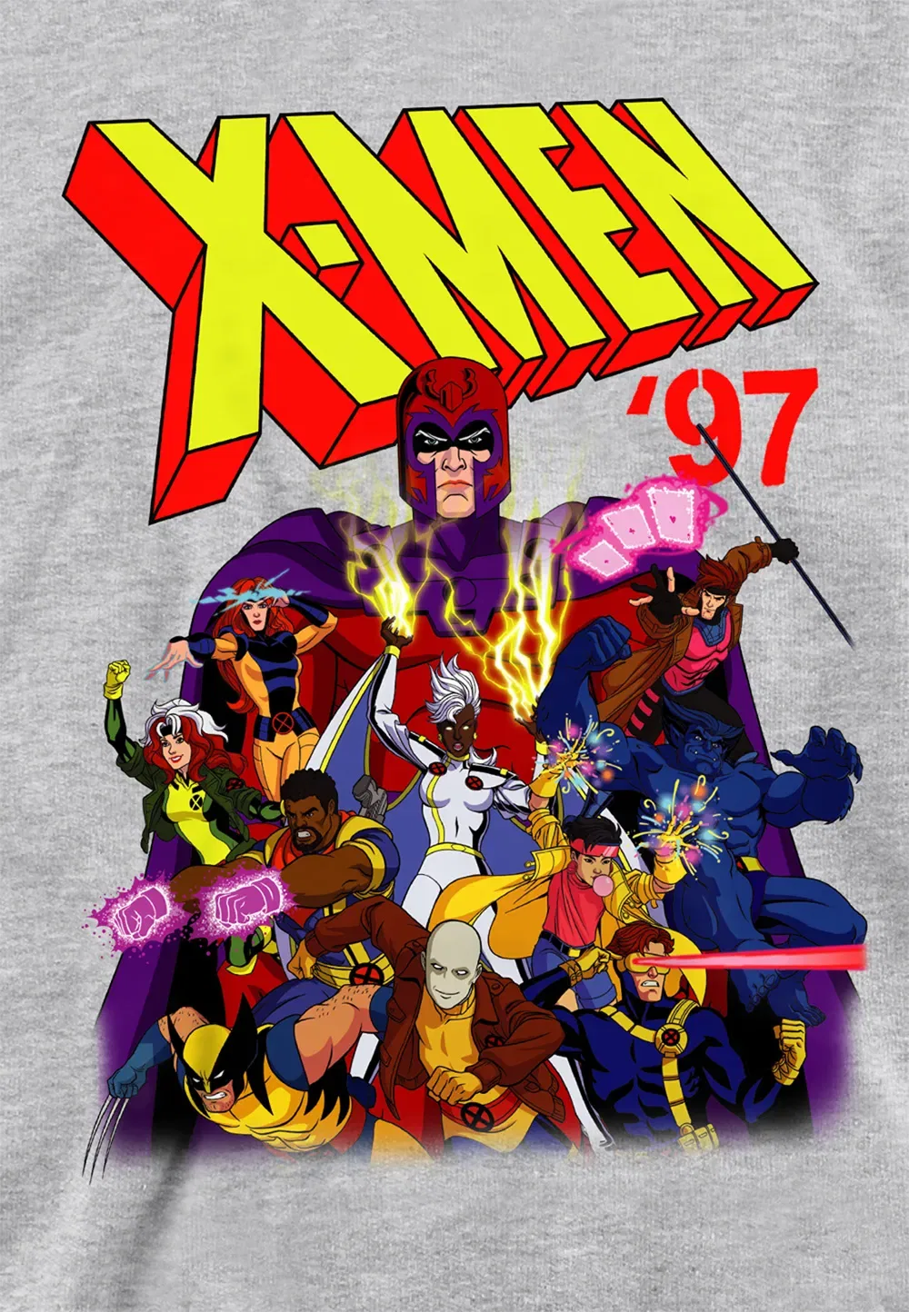 Детский худи Marvel X-Men 97, серый — фото 2