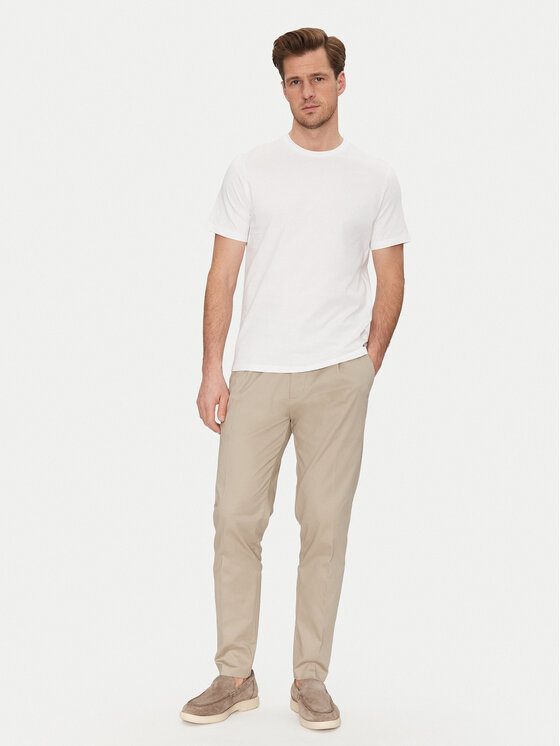 Футболка обычного кроя K10K114488 Calvin Klein, бежевый — фото 2