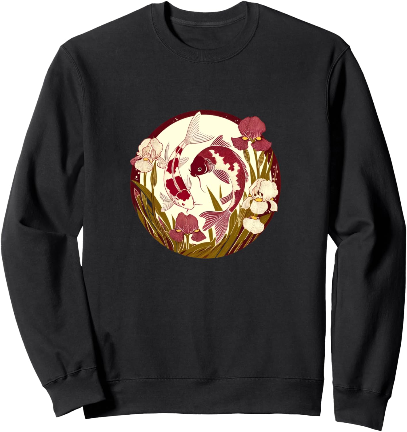 

Толстовка, Изображение величественного японского карпа кои на толстовке Japanese Carp Koi Pond Snugg, черный