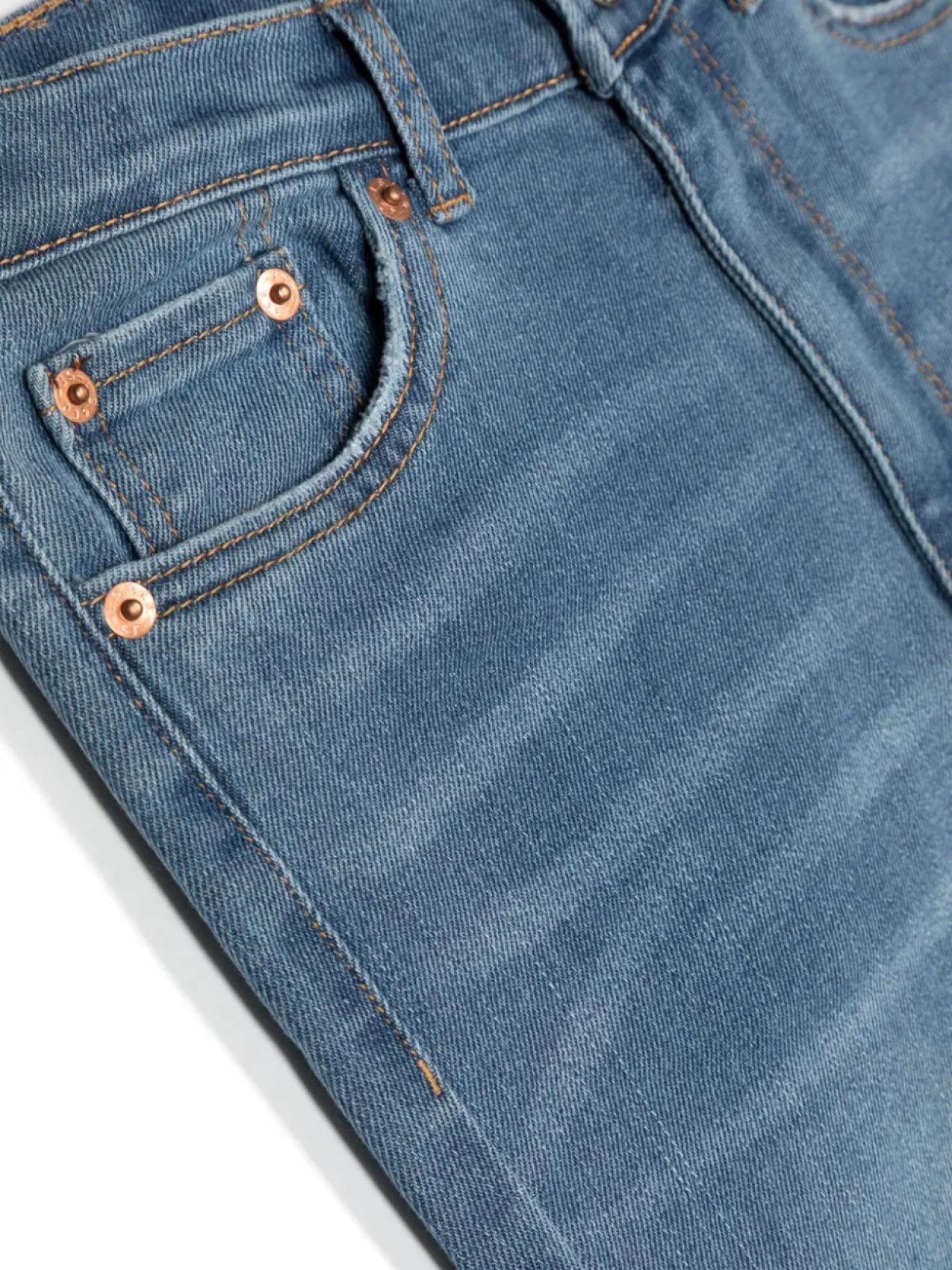 Levi's Kids расклешенные джинсы 726 с завышенной талией, синий — фото 3