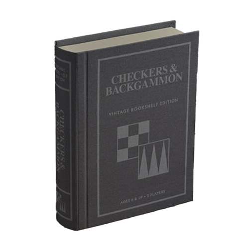 

Настольная игра Checkers And Backgammon Vintage Bookshelf Uk Edition