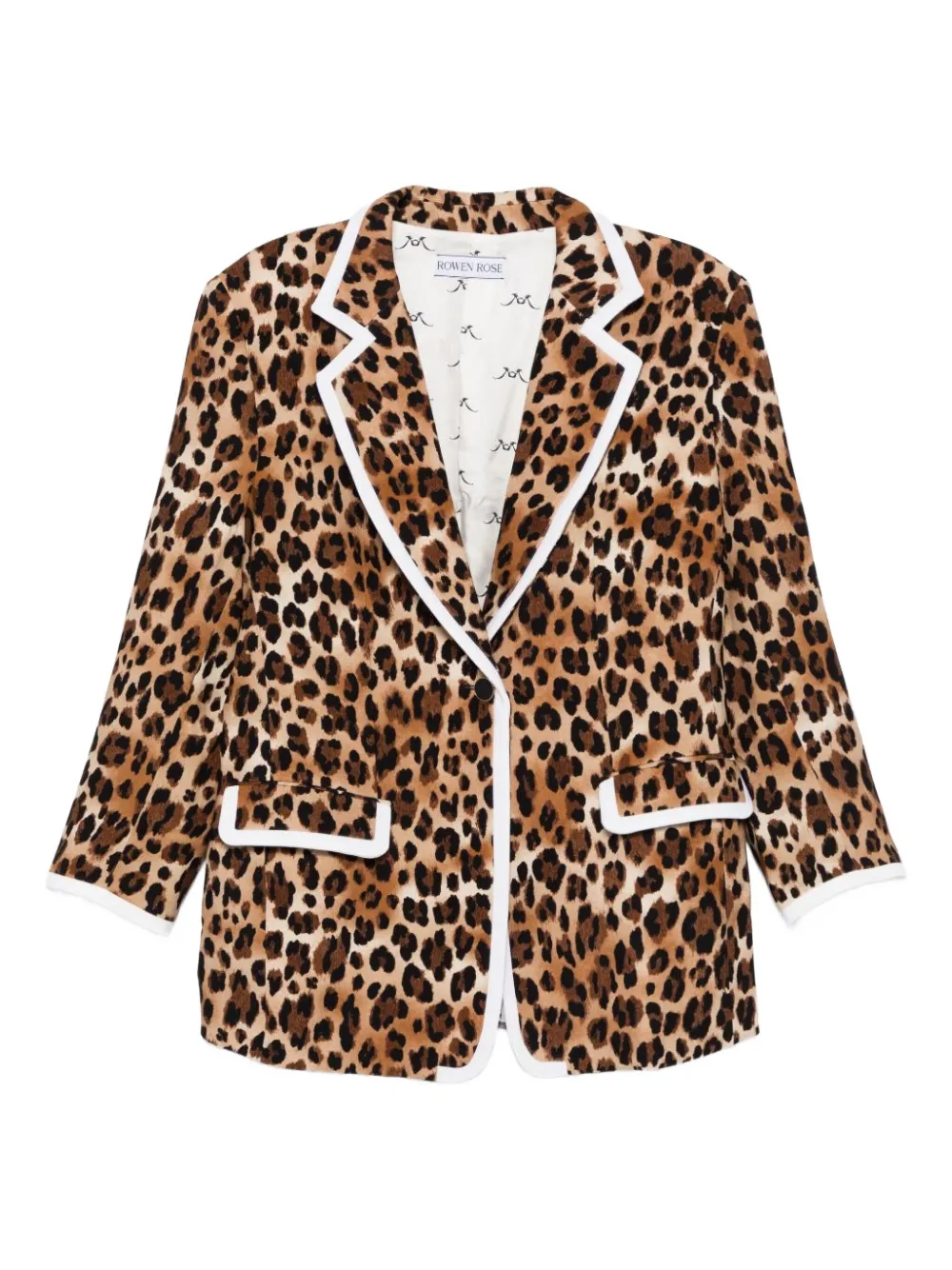 

Куртка с леопардовым принтом Rowen Rose, коричневый
