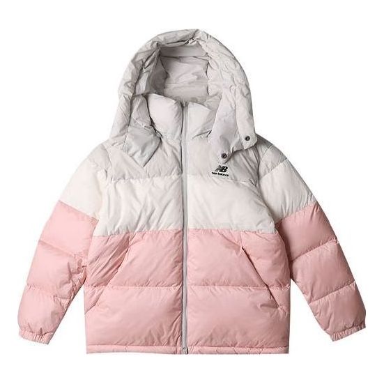 

Куртка New Balance Winter Warm Puffer Jacket 'White Pink', белый