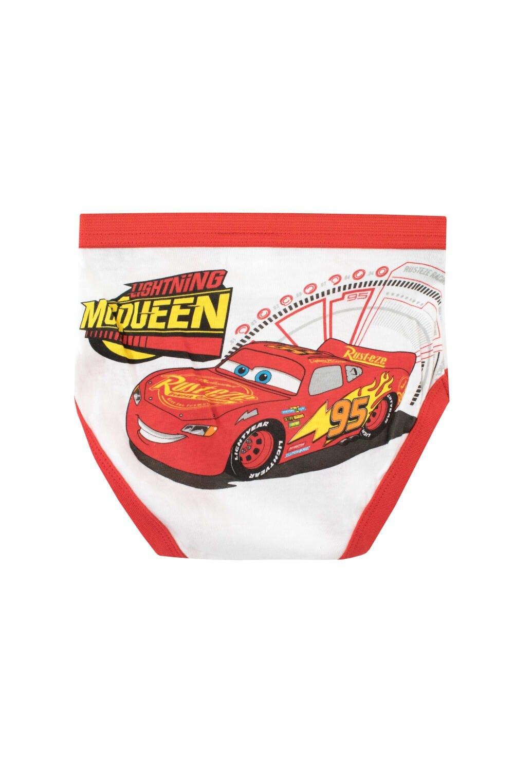 Комплект нижнего белья Cars (5 шт.) Disney, красный — фото 4