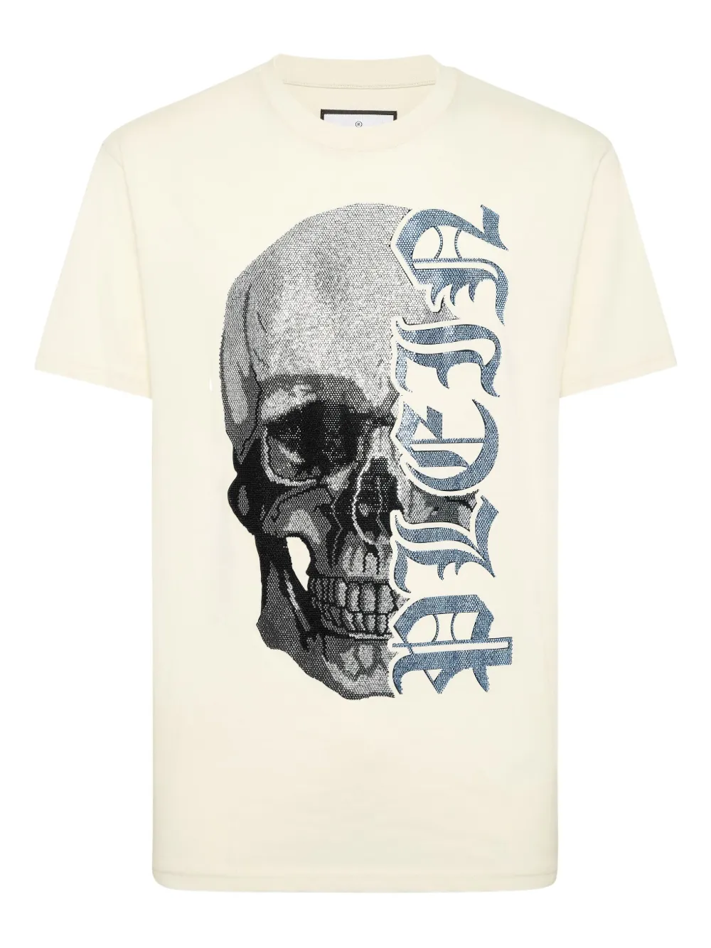

Футболка с декором Skull Philipp Plein, нейтральный