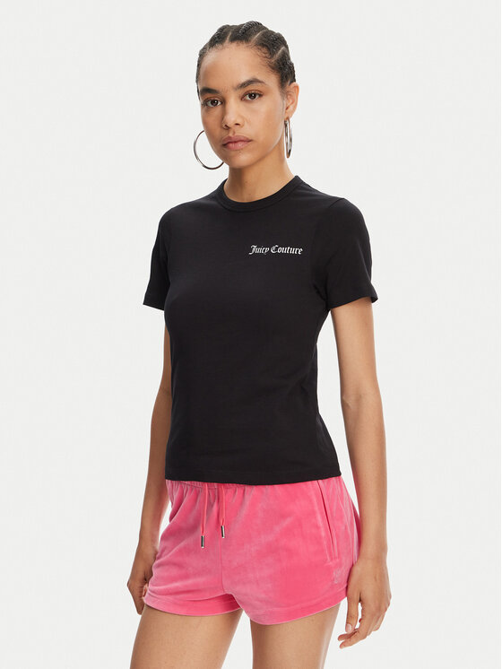 

Футболка обычного кроя La Beach JCWCT125319 Juicy Couture, черный